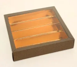 Brown Textured Folding Base & PET Sleeve